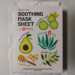 Soothing Mask Sheet - Pink Soothing Face Mask Pack